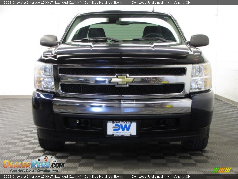 2008 Chevrolet Silverado 1500 LT Extended Cab 4x4 Dark Blue Metallic / Ebony Photo #2