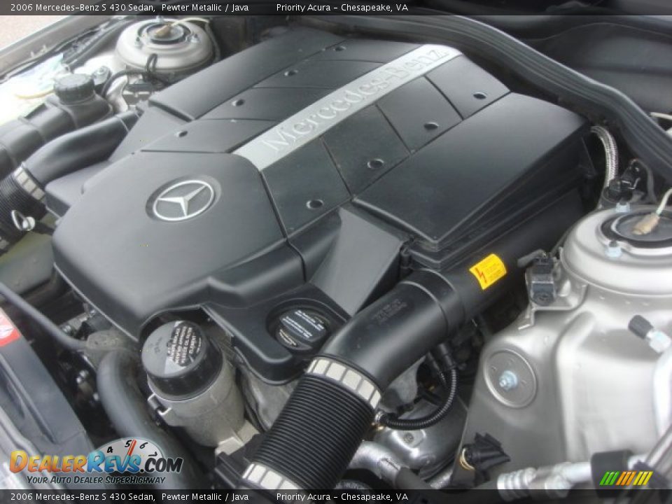 2006 Mercedes-Benz S 430 Sedan 4.3 Liter SOHC 24-Valve V8 Engine Photo #29