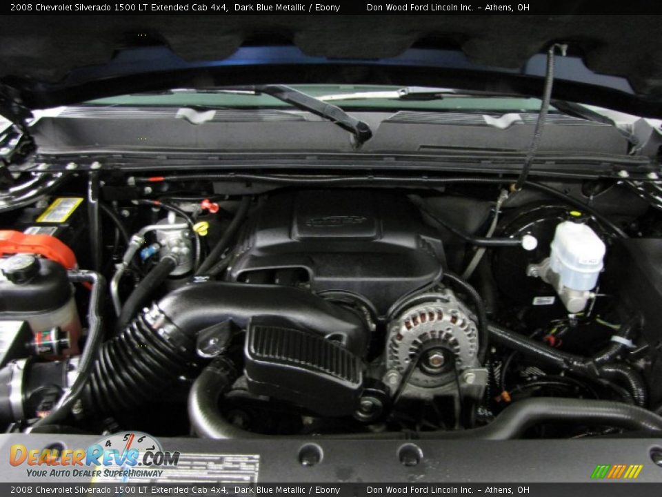 2008 Chevrolet Silverado 1500 LT Extended Cab 4x4 Dark Blue Metallic / Ebony Photo #6