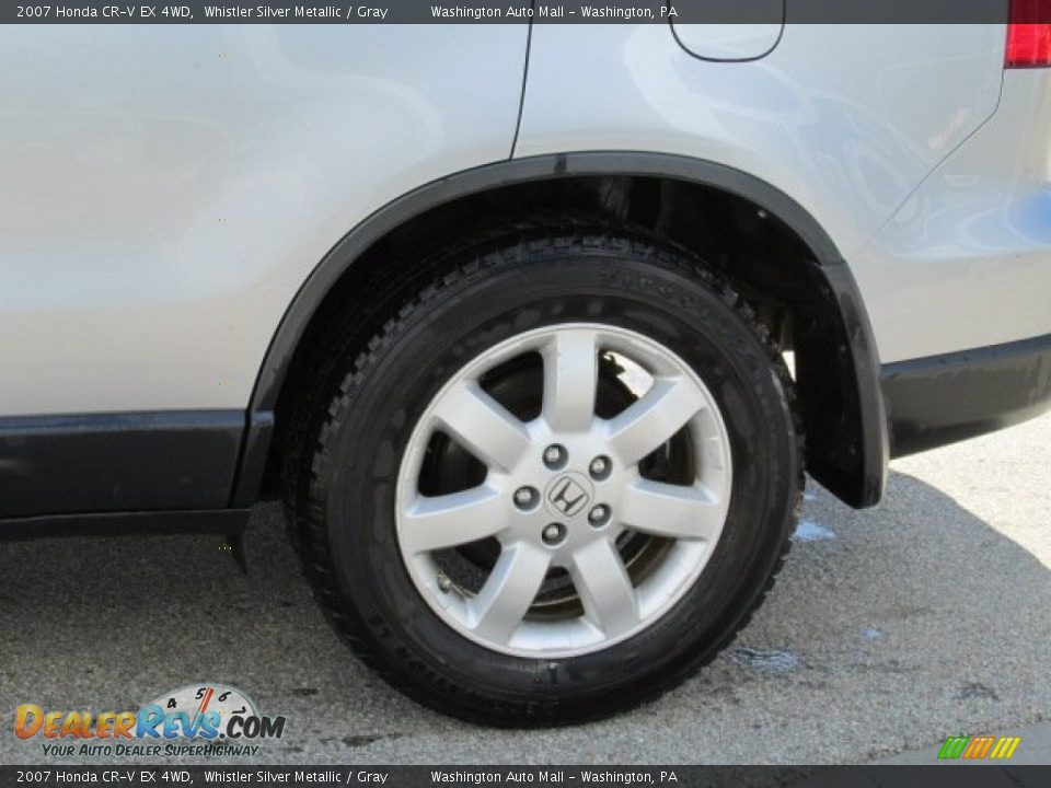 2007 Honda CR-V EX 4WD Whistler Silver Metallic / Gray Photo #7
