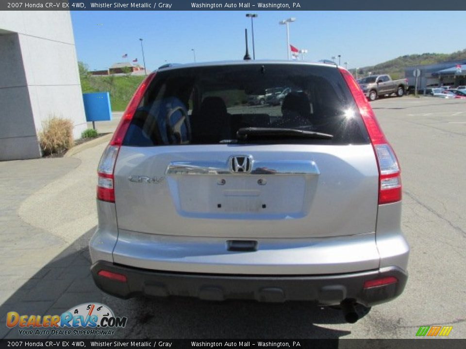 2007 Honda CR-V EX 4WD Whistler Silver Metallic / Gray Photo #9