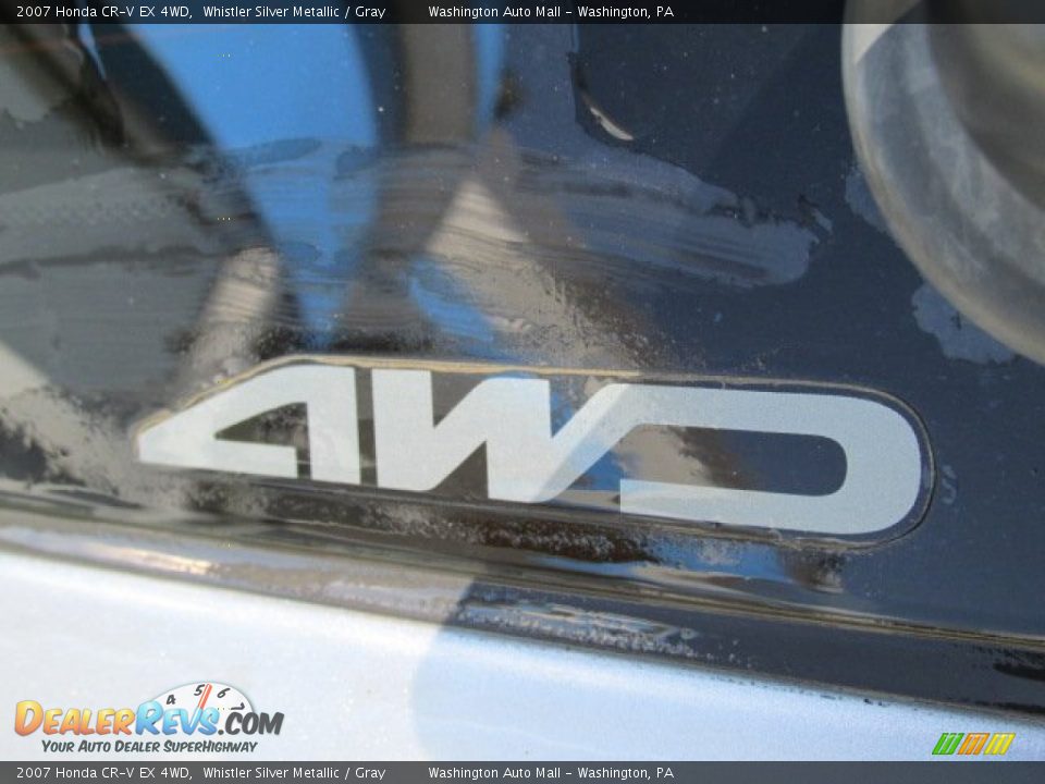 2007 Honda CR-V EX 4WD Whistler Silver Metallic / Gray Photo #10