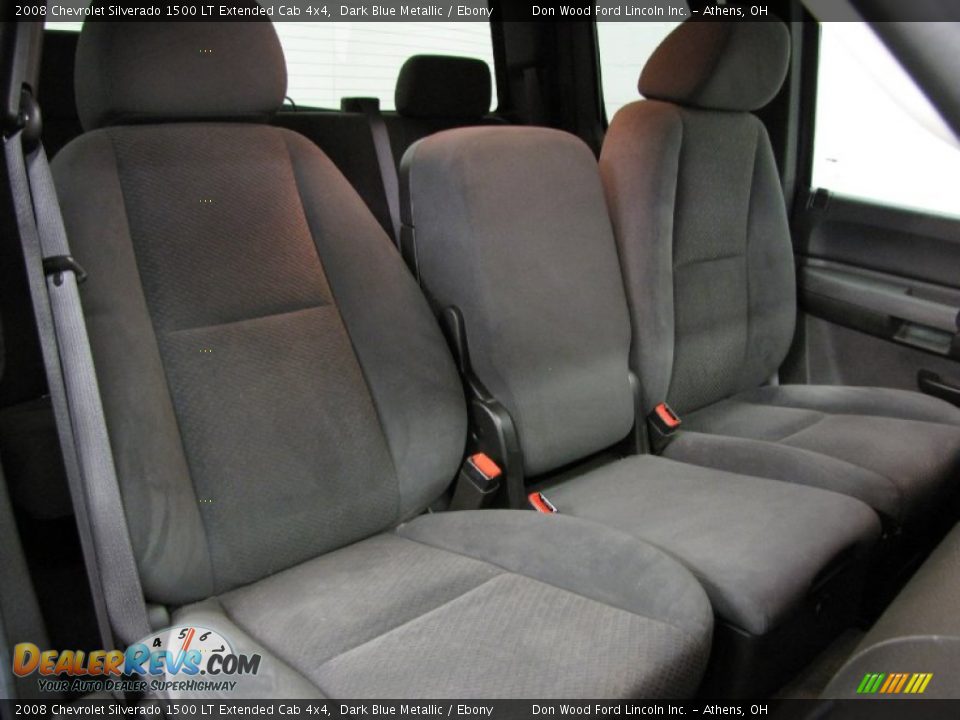 2008 Chevrolet Silverado 1500 LT Extended Cab 4x4 Dark Blue Metallic / Ebony Photo #10