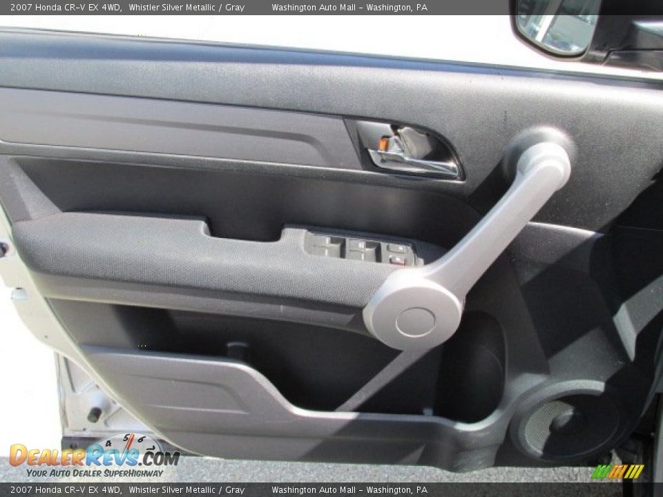 2007 Honda CR-V EX 4WD Whistler Silver Metallic / Gray Photo #12