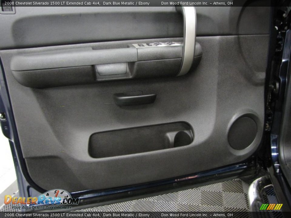 2008 Chevrolet Silverado 1500 LT Extended Cab 4x4 Dark Blue Metallic / Ebony Photo #11