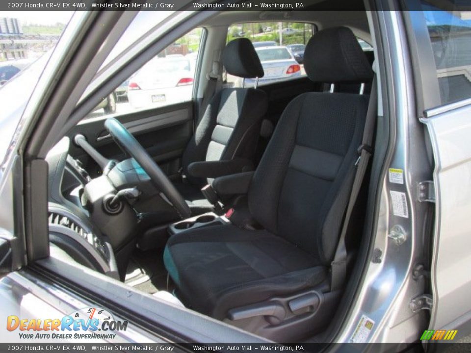 2007 Honda CR-V EX 4WD Whistler Silver Metallic / Gray Photo #13
