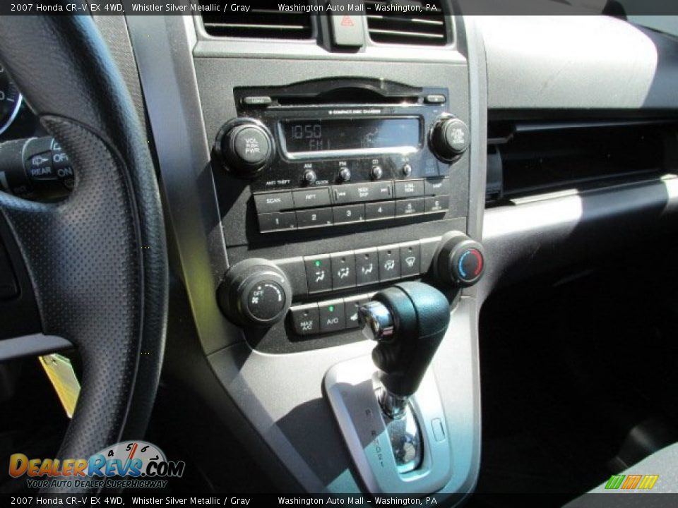 2007 Honda CR-V EX 4WD Whistler Silver Metallic / Gray Photo #14