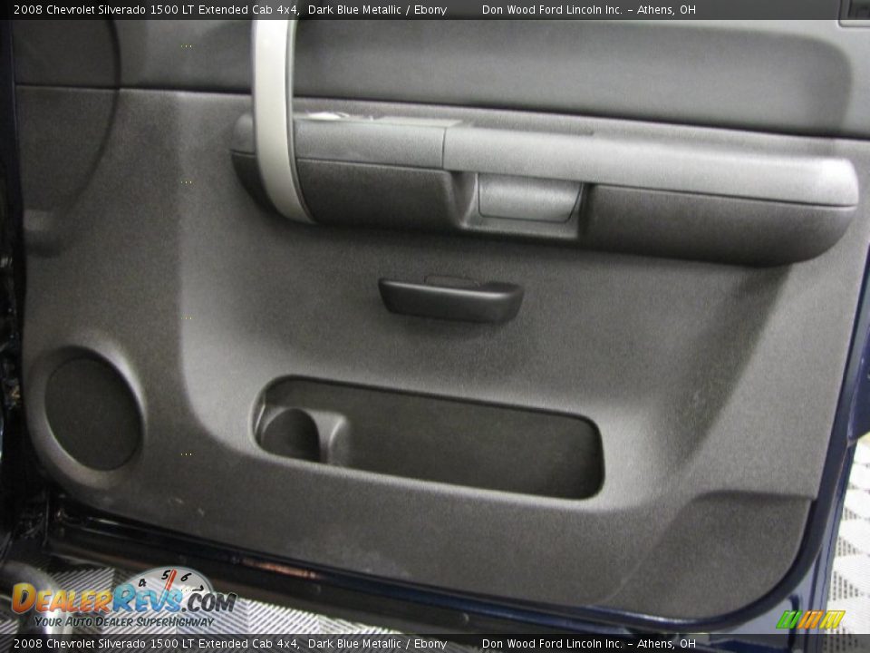 2008 Chevrolet Silverado 1500 LT Extended Cab 4x4 Dark Blue Metallic / Ebony Photo #15