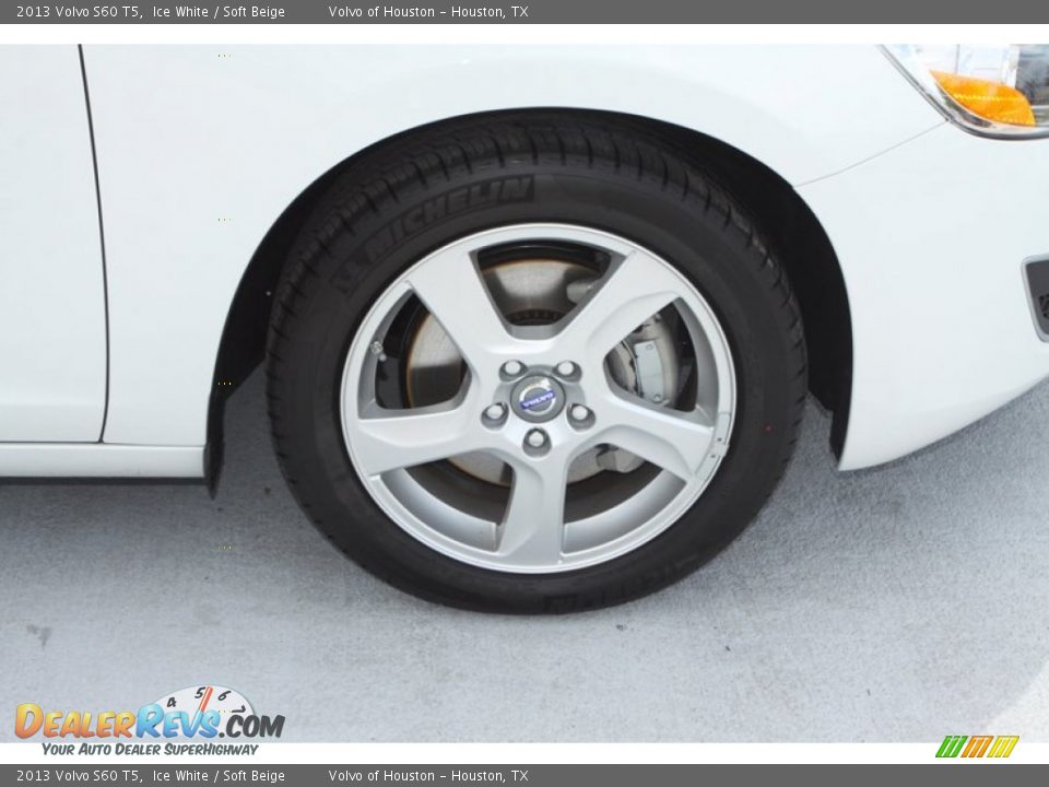 2013 Volvo S60 T5 Ice White / Soft Beige Photo #5