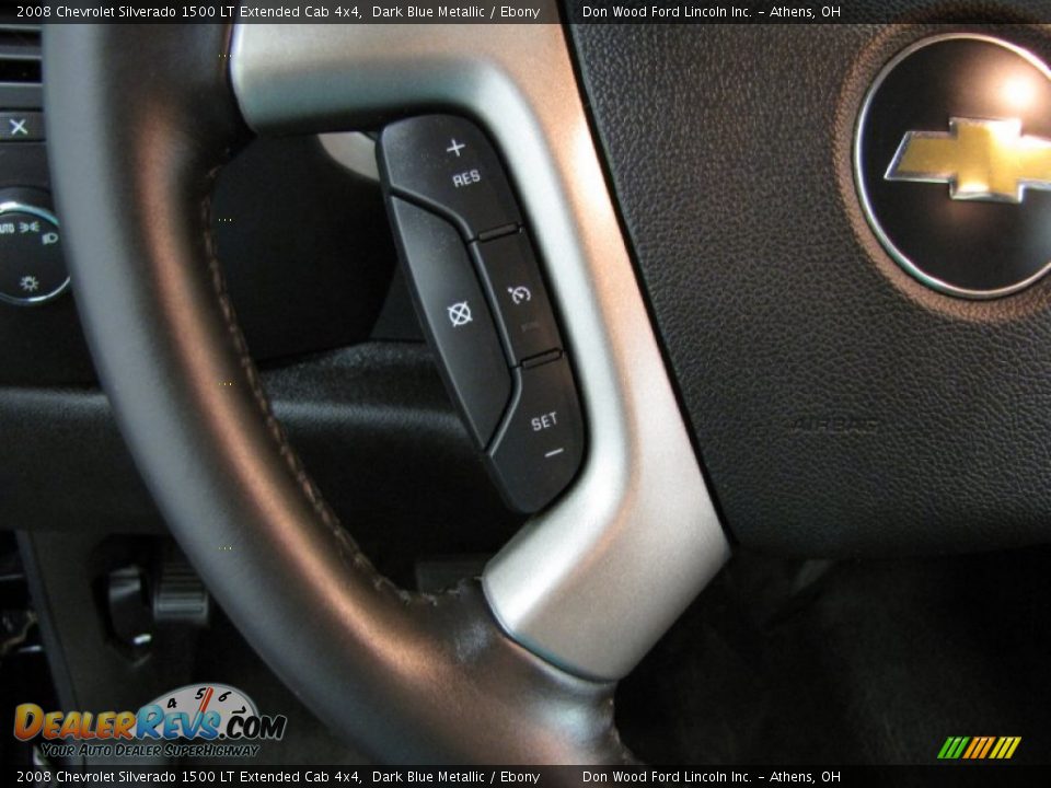 2008 Chevrolet Silverado 1500 LT Extended Cab 4x4 Dark Blue Metallic / Ebony Photo #17
