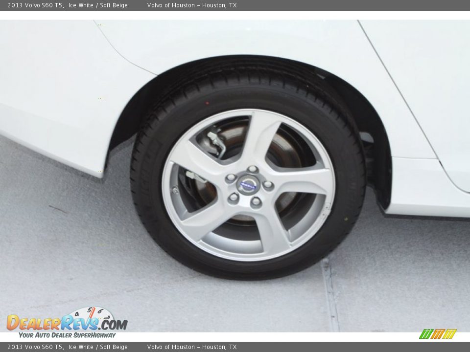 2013 Volvo S60 T5 Ice White / Soft Beige Photo #6