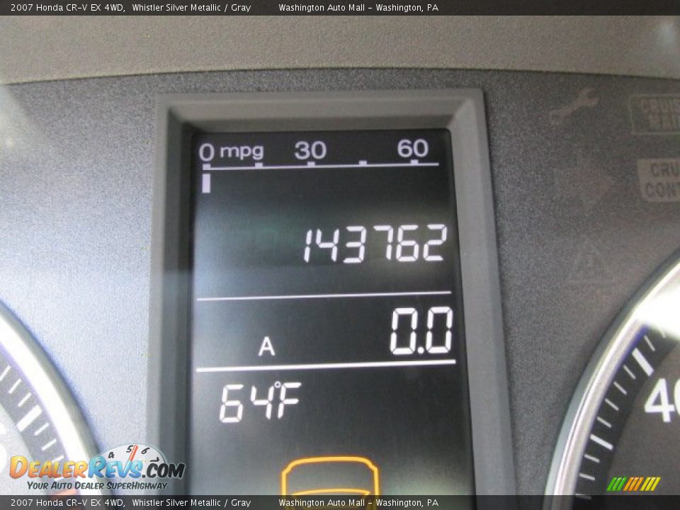 2007 Honda CR-V EX 4WD Whistler Silver Metallic / Gray Photo #20