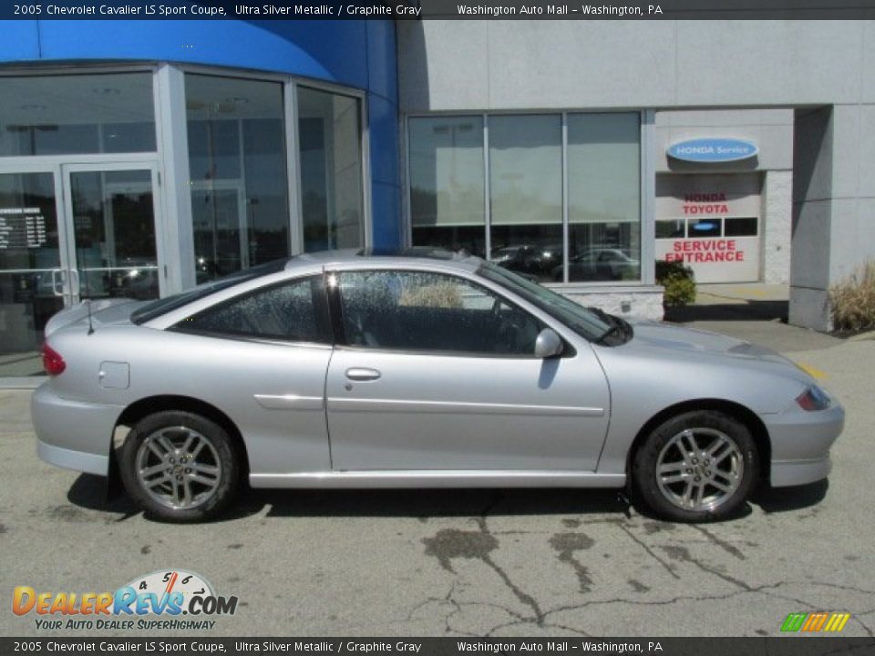 2005 Chevrolet Cavalier LS Sport Coupe Ultra Silver Metallic / Graphite Gray Photo #2