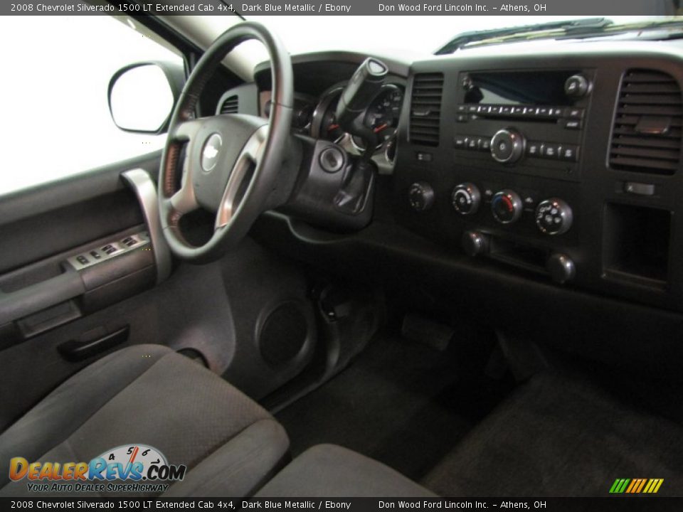 2008 Chevrolet Silverado 1500 LT Extended Cab 4x4 Dark Blue Metallic / Ebony Photo #21
