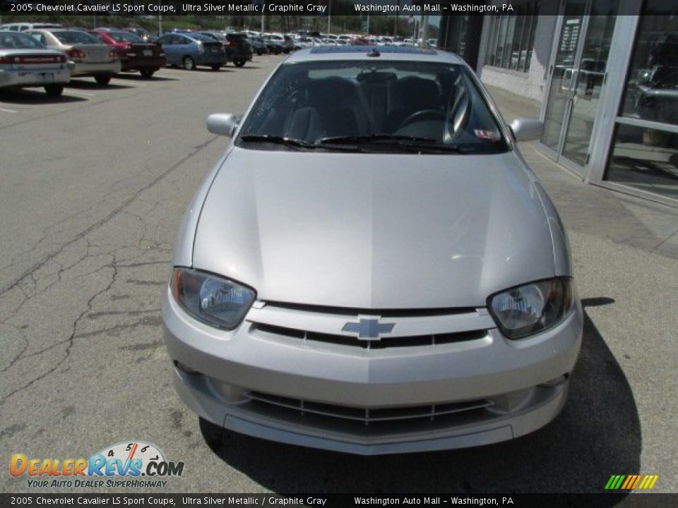 2005 Chevrolet Cavalier LS Sport Coupe Ultra Silver Metallic / Graphite Gray Photo #4