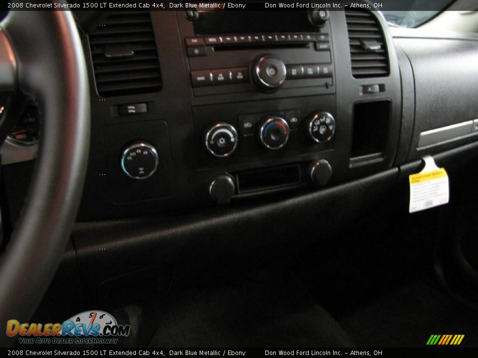 2008 Chevrolet Silverado 1500 LT Extended Cab 4x4 Dark Blue Metallic / Ebony Photo #22