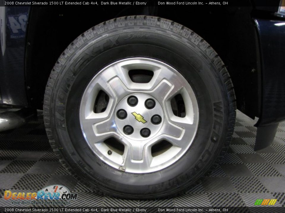 2008 Chevrolet Silverado 1500 LT Extended Cab 4x4 Dark Blue Metallic / Ebony Photo #23