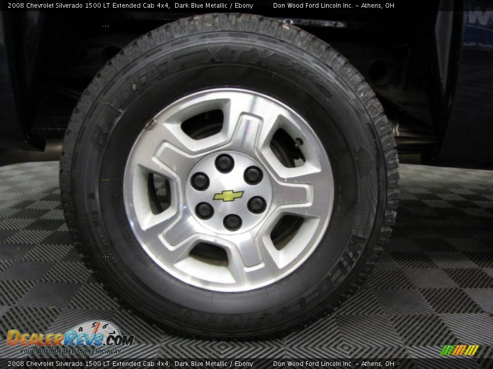 2008 Chevrolet Silverado 1500 LT Extended Cab 4x4 Dark Blue Metallic / Ebony Photo #24