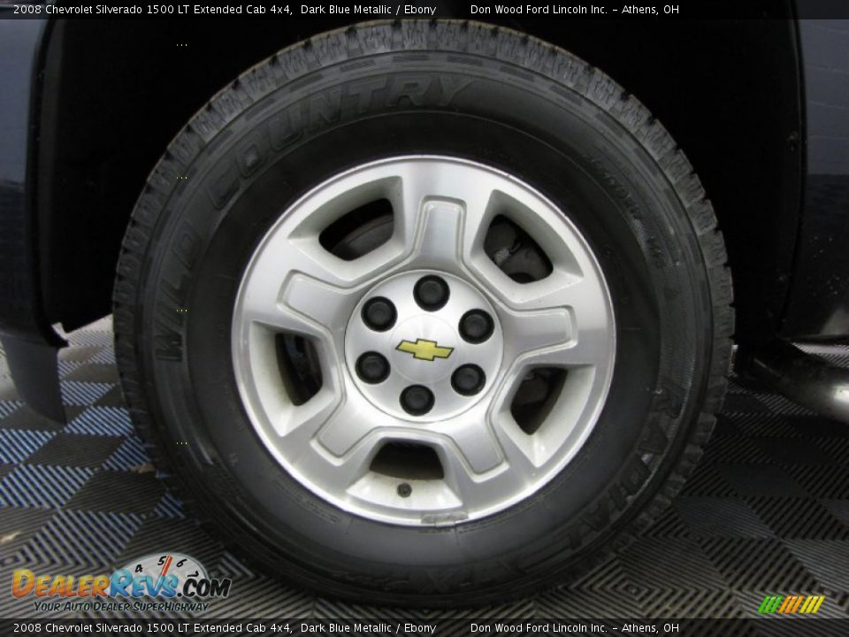 2008 Chevrolet Silverado 1500 LT Extended Cab 4x4 Dark Blue Metallic / Ebony Photo #26