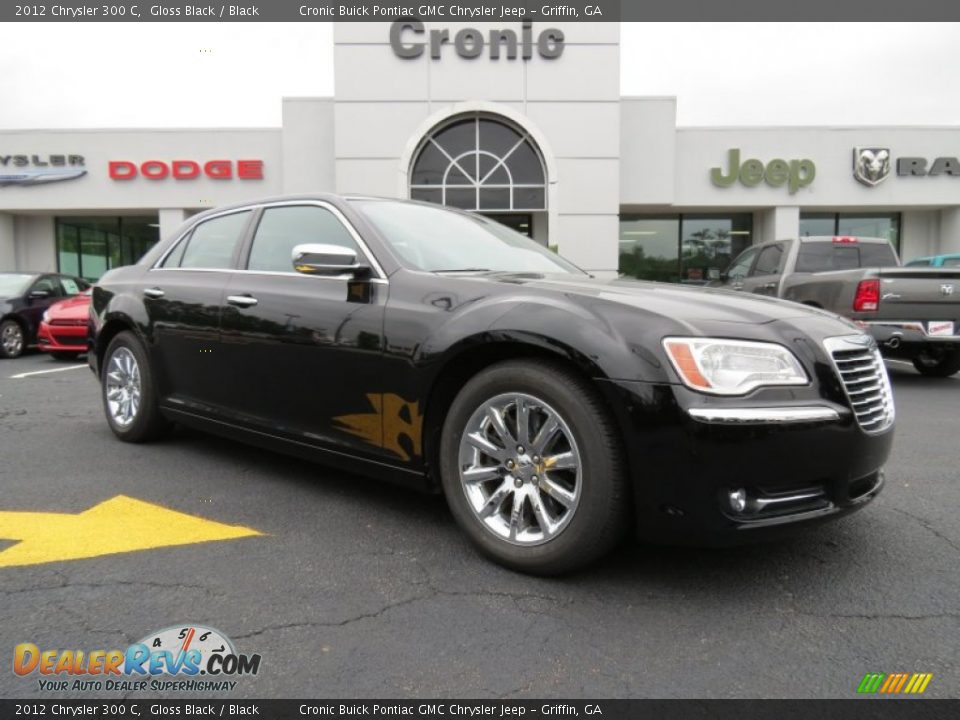 2012 Chrysler 300 C Gloss Black / Black Photo #1