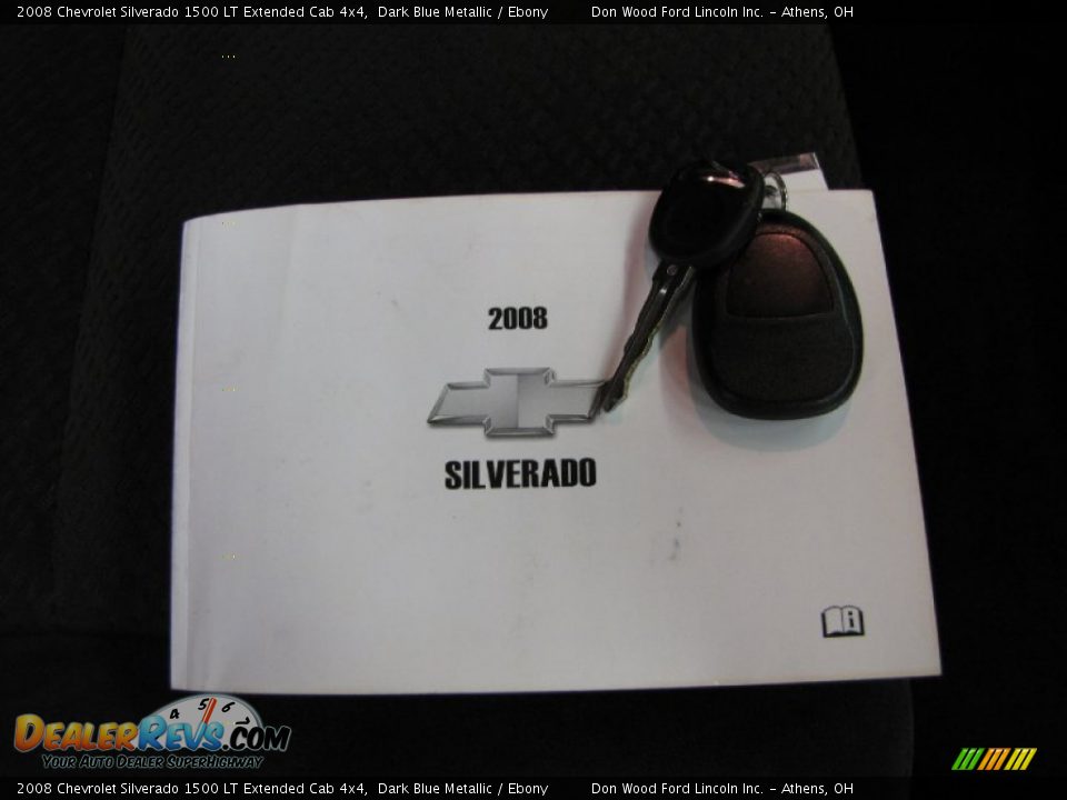 2008 Chevrolet Silverado 1500 LT Extended Cab 4x4 Dark Blue Metallic / Ebony Photo #27