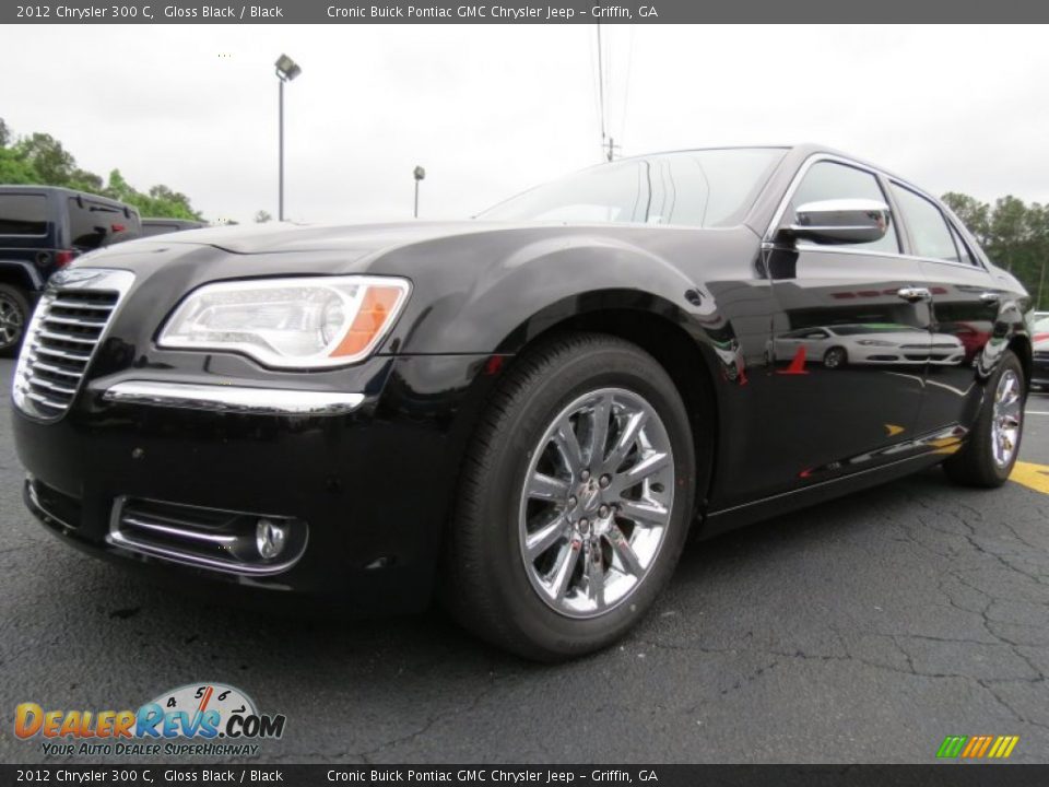 2012 Chrysler 300 C Gloss Black / Black Photo #3