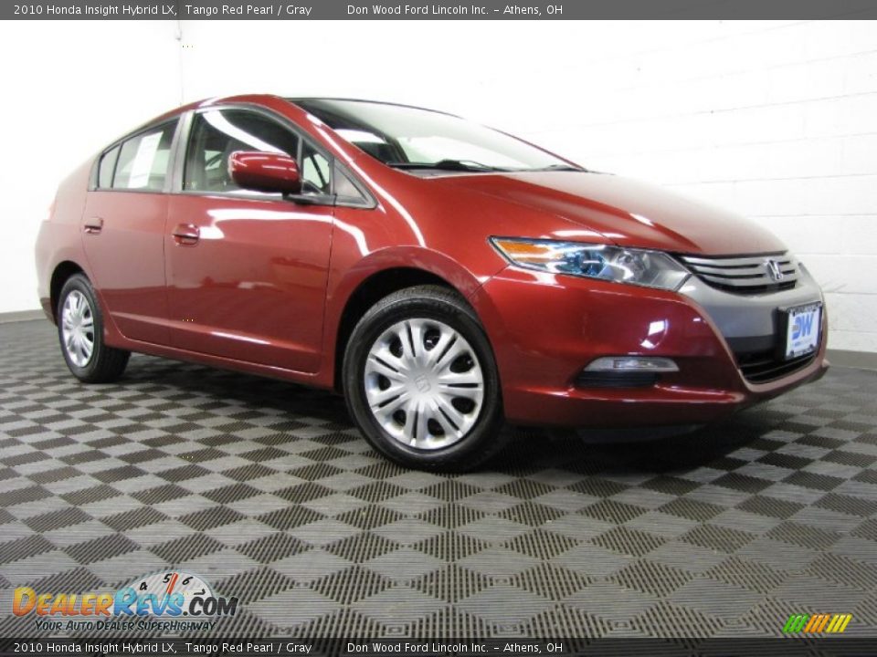 2010 Honda Insight Hybrid LX Tango Red Pearl / Gray Photo #1