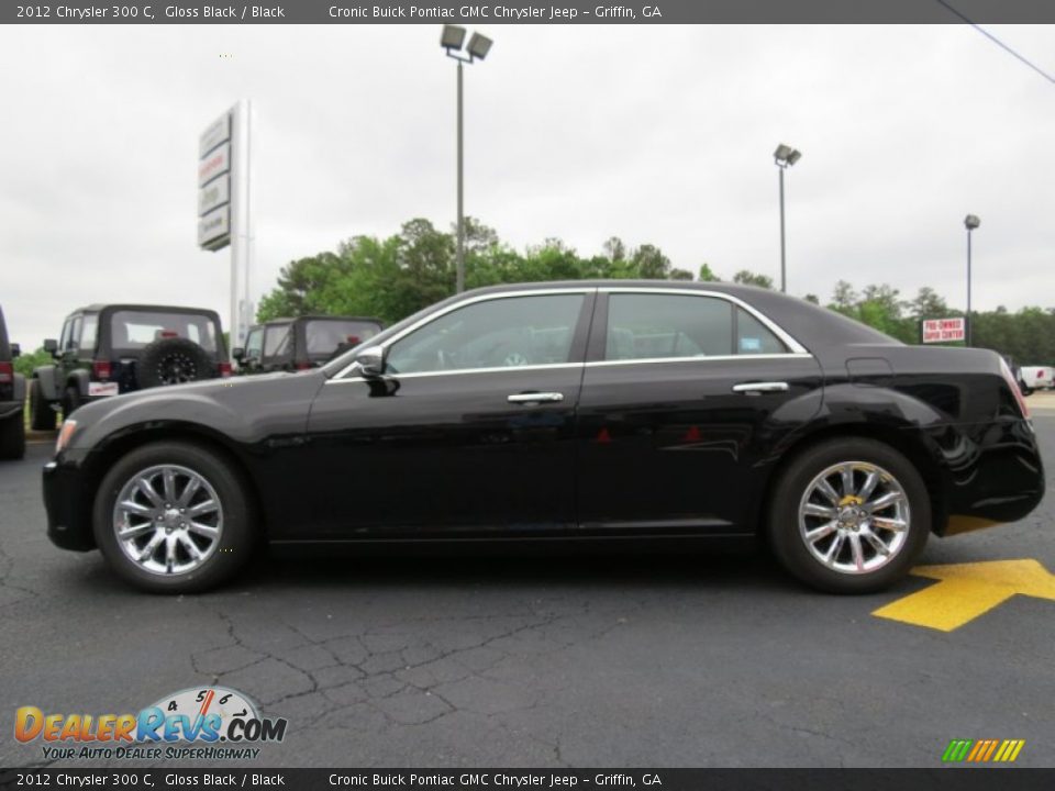 2012 Chrysler 300 C Gloss Black / Black Photo #4