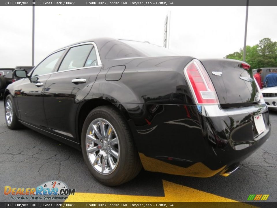 2012 Chrysler 300 C Gloss Black / Black Photo #5