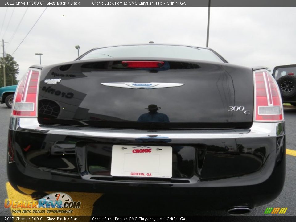 2012 Chrysler 300 C Gloss Black / Black Photo #6