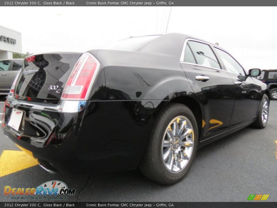 2012 Chrysler 300 C Gloss Black / Black Photo #7