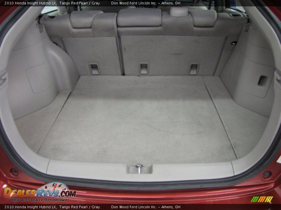 2010 Honda Insight Hybrid LX Tango Red Pearl / Gray Photo #4