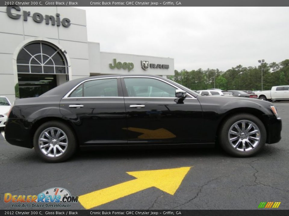 2012 Chrysler 300 C Gloss Black / Black Photo #8