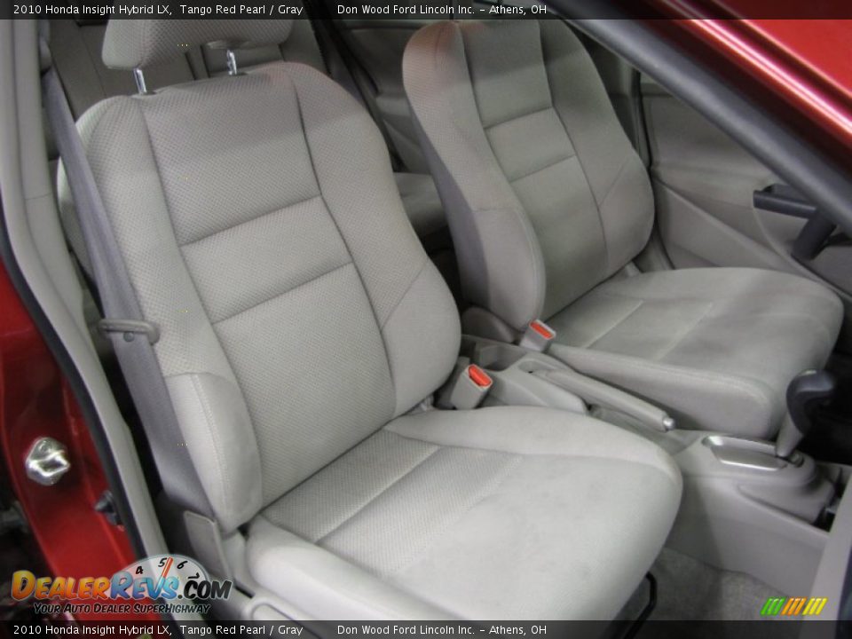 2010 Honda Insight Hybrid LX Tango Red Pearl / Gray Photo #5