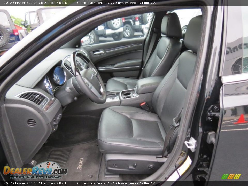 2012 Chrysler 300 C Gloss Black / Black Photo #10
