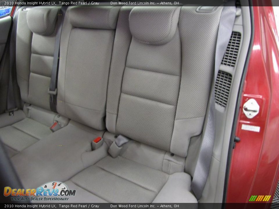 2010 Honda Insight Hybrid LX Tango Red Pearl / Gray Photo #8