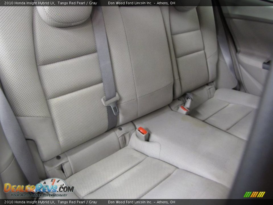2010 Honda Insight Hybrid LX Tango Red Pearl / Gray Photo #9