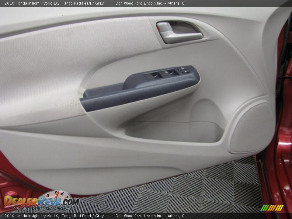 2010 Honda Insight Hybrid LX Tango Red Pearl / Gray Photo #10