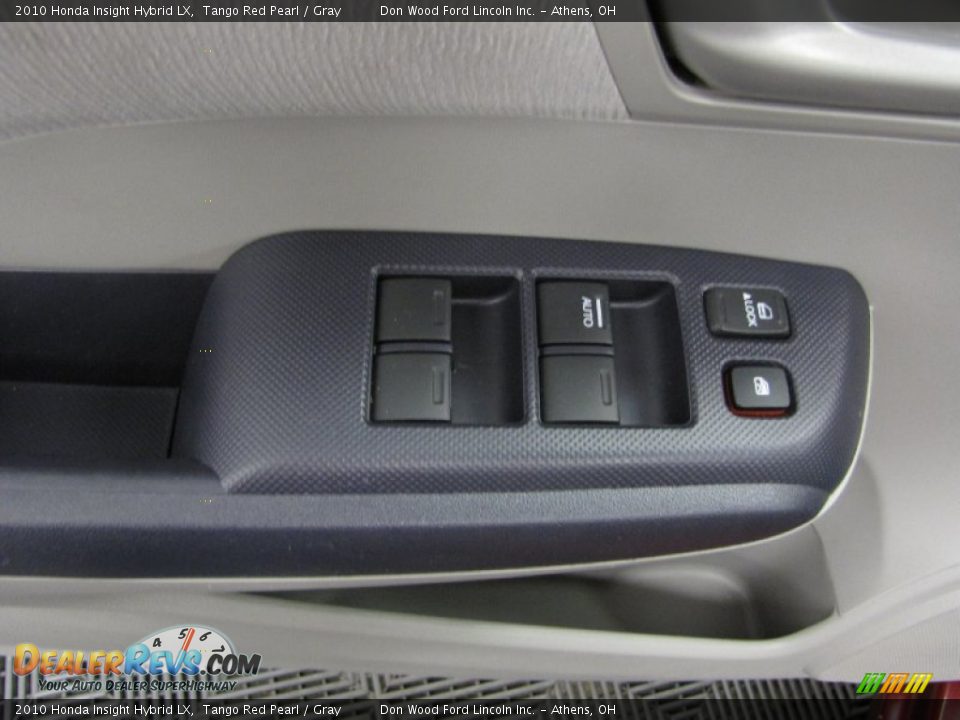 2010 Honda Insight Hybrid LX Tango Red Pearl / Gray Photo #11