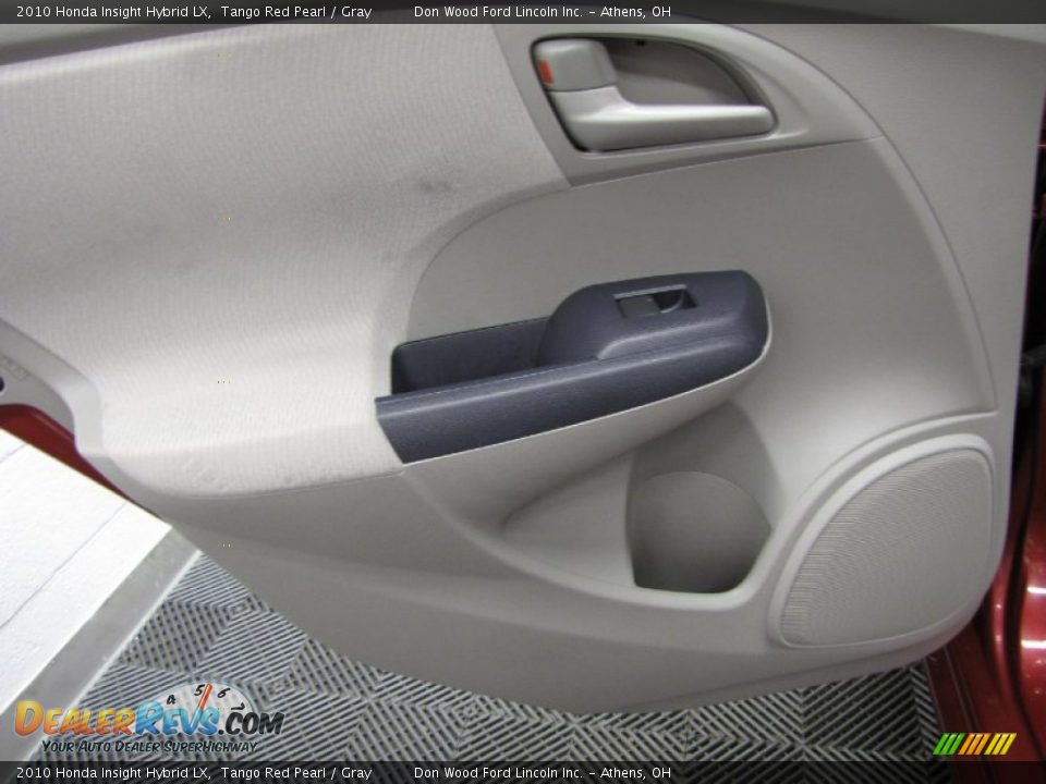 2010 Honda Insight Hybrid LX Tango Red Pearl / Gray Photo #12