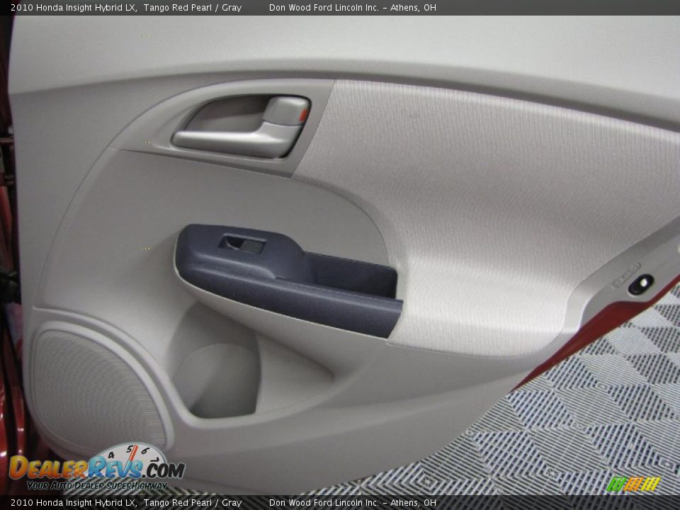 2010 Honda Insight Hybrid LX Tango Red Pearl / Gray Photo #13