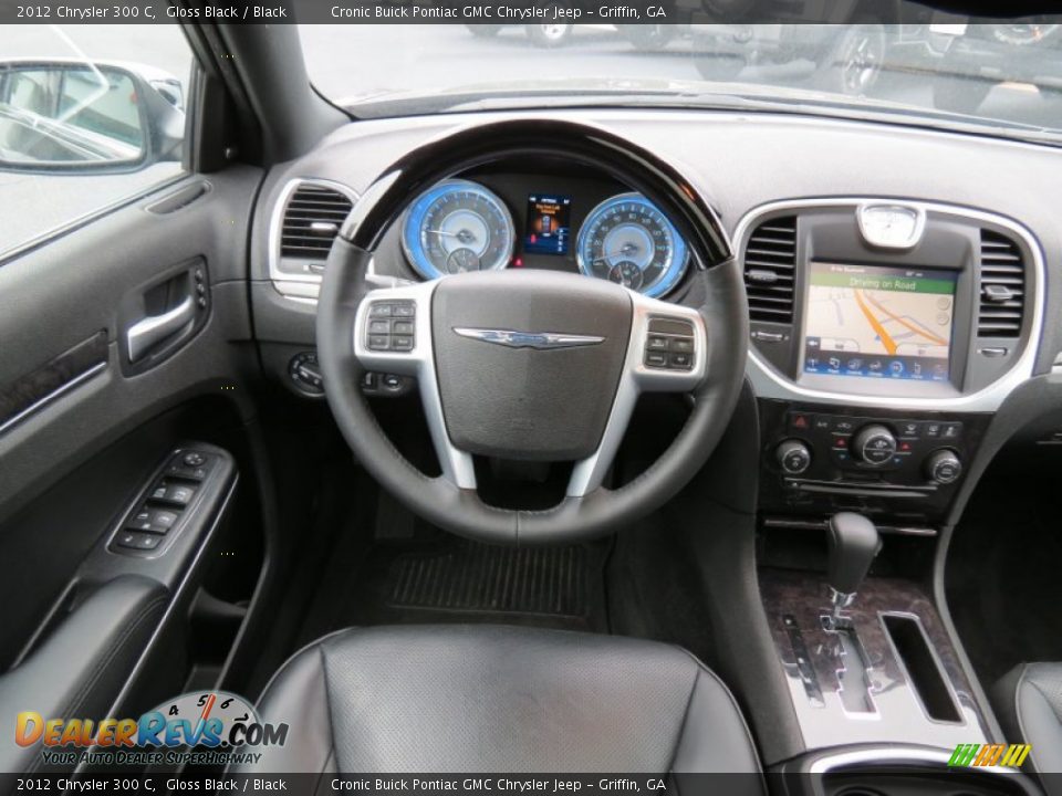 2012 Chrysler 300 C Gloss Black / Black Photo #20