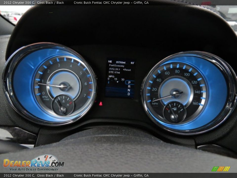 2012 Chrysler 300 C Gloss Black / Black Photo #21