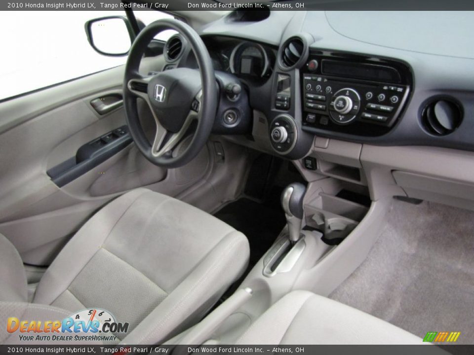 2010 Honda Insight Hybrid LX Tango Red Pearl / Gray Photo #21