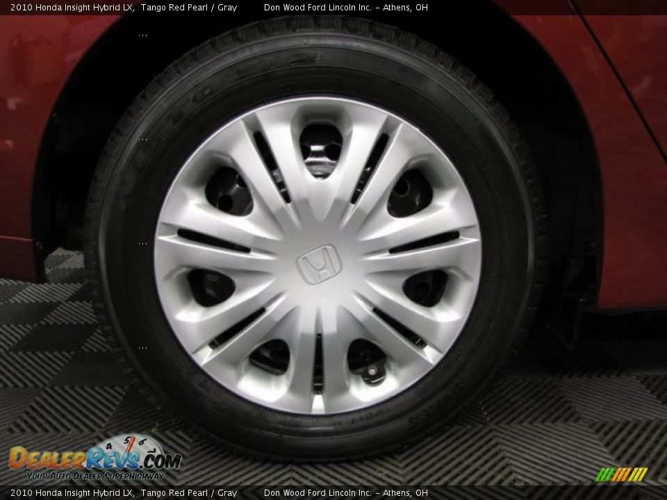 2010 Honda Insight Hybrid LX Tango Red Pearl / Gray Photo #25