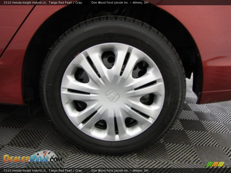 2010 Honda Insight Hybrid LX Tango Red Pearl / Gray Photo #26