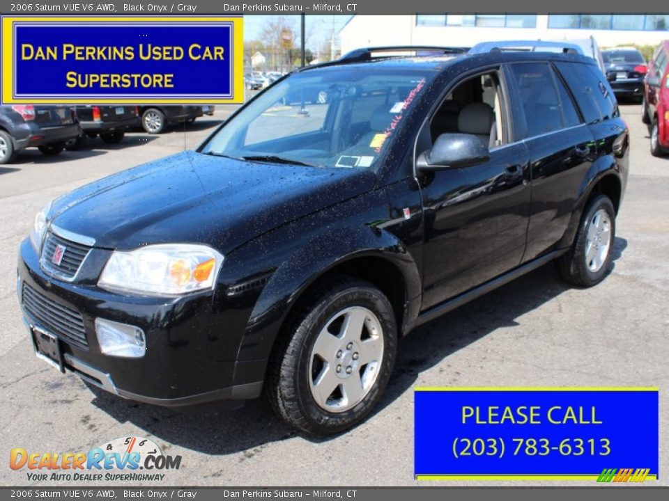 2006 Saturn VUE V6 AWD Black Onyx / Gray Photo #1