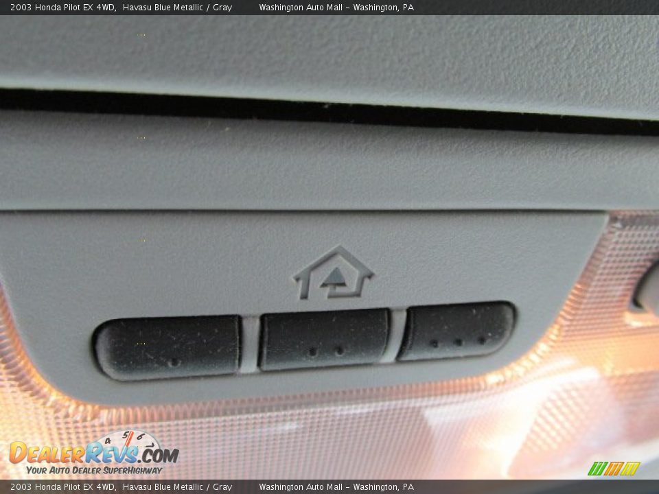 2003 Honda Pilot EX 4WD Havasu Blue Metallic / Gray Photo #15