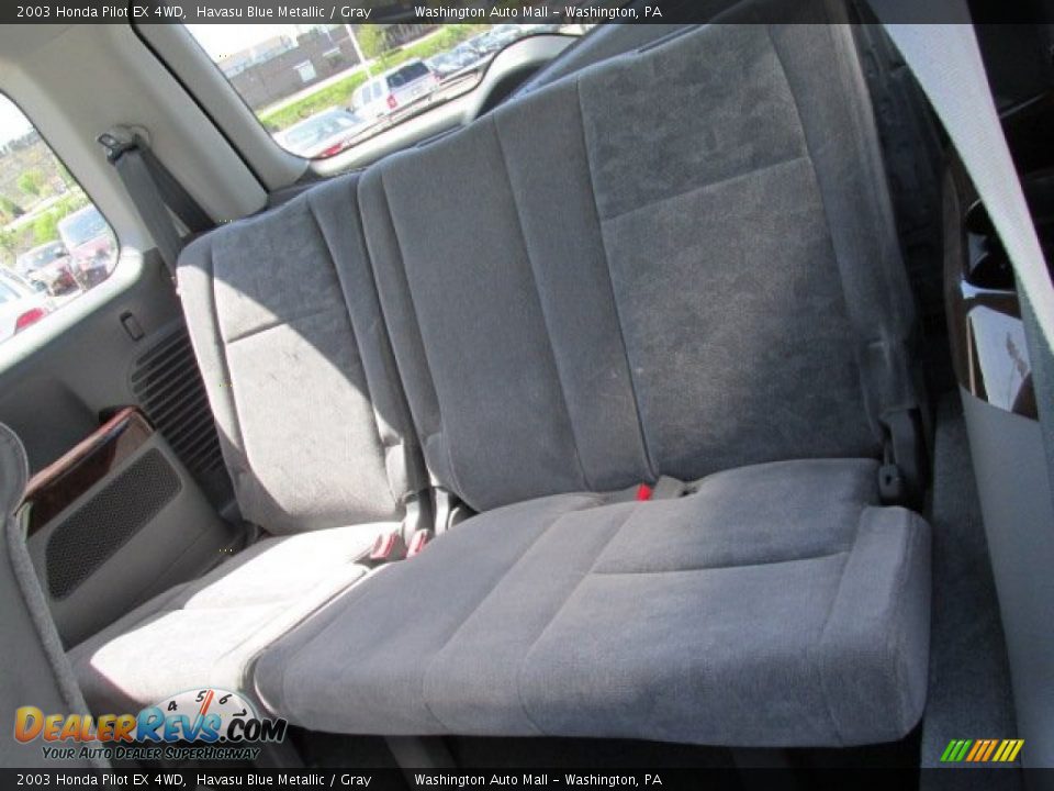 2003 Honda Pilot EX 4WD Havasu Blue Metallic / Gray Photo #17
