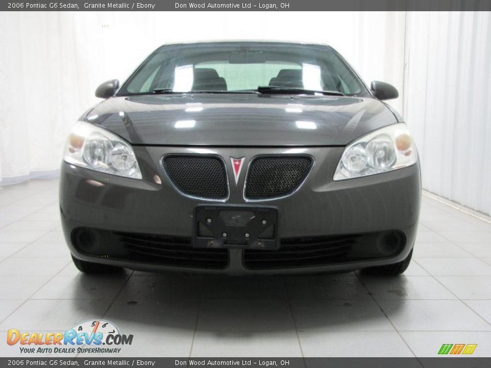 2006 Pontiac G6 Sedan Granite Metallic / Ebony Photo #2